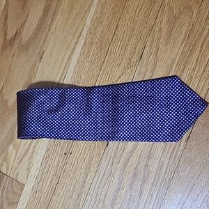 Andrew Scott 100 % Silk Tie Purple, Blue and Yellow